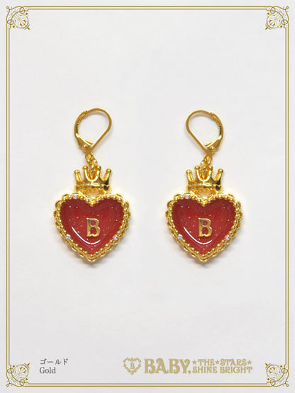 HEART TRUMP Pierced earrings