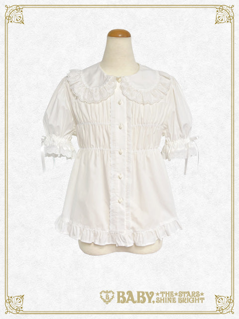 Detachable sleeves baby doll blouse – BABY, THE STARS SHINE BRIGHT