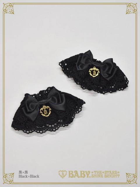 Satin ribbon cotton lace cuffs