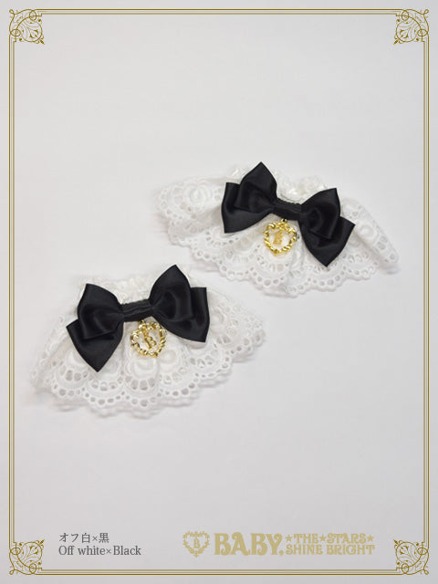 Satin ribbon cotton lace cuffs