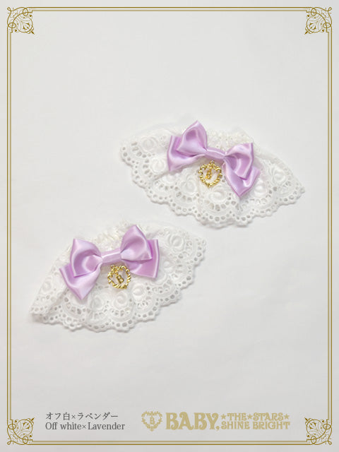 Satin ribbon cotton lace cuffs