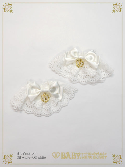 Satin ribbon cotton lace cuffs