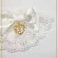 Satin ribbon cotton lace cuffs