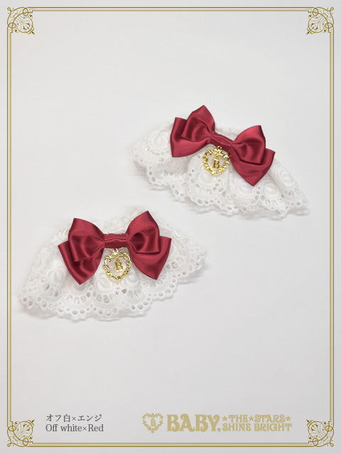 Satin ribbon cotton lace cuffs