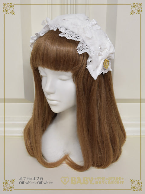 Ruban de Noël Neige dress head bow