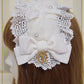 Ruban de Noël Neige dress head bow