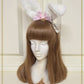 Bunny ears fur head bow