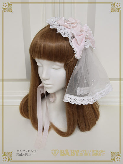Princess Lacy Bouquet veil head dress