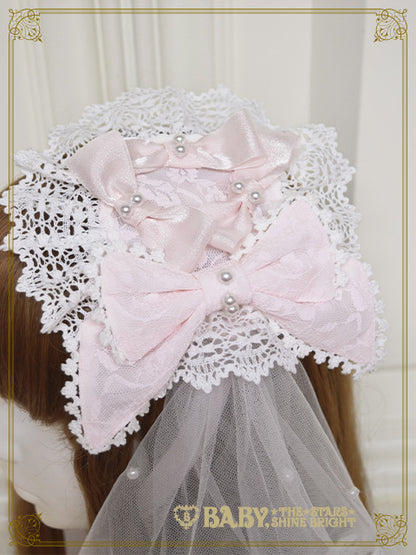 Princess Lacy Bouquet veil head dress