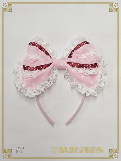 Berry♡Dot Cafe head bow