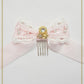 Princess Lacy Bouquet ribbon comb