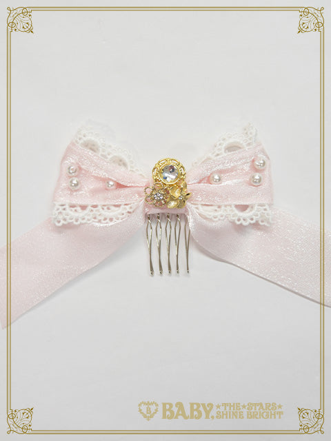 Princess Lacy Bouquet ribbon comb