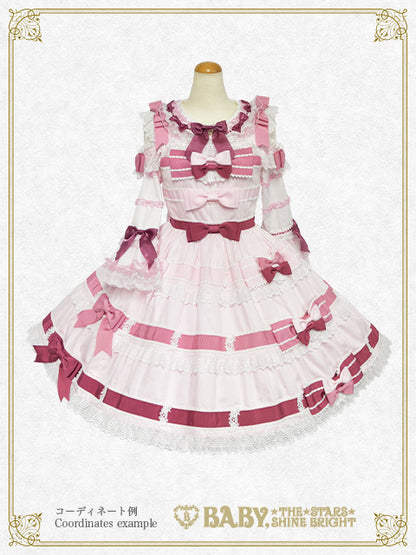 Le Ruban Ombre Roseジャンパースカート