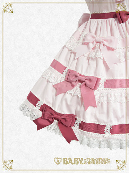 Le Ruban Ombre Roseジャンパースカート