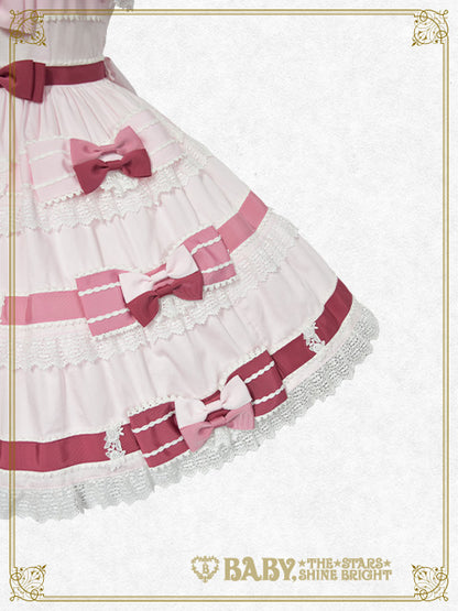 Le Ruban Ombre Roseジャンパースカート