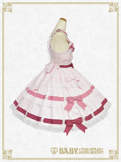 Le Ruban Ombre Roseジャンパースカート