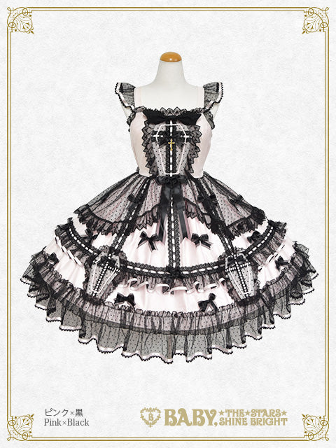 Baby Gothic noir Princess ジャンパースカート