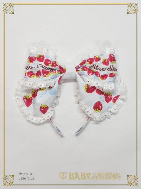 Berry Berry Strawberry Parfait～with Kumya-chan Ice cream～head bow