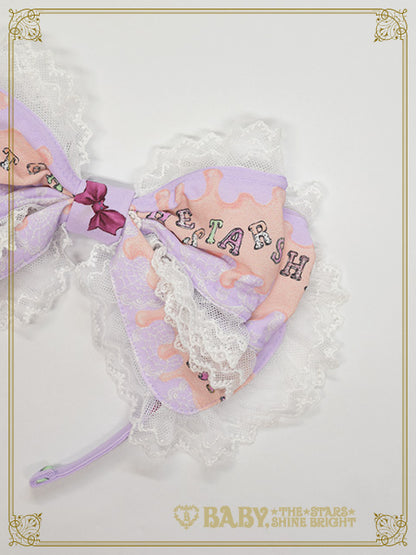 Soirée Au Chat Noir柄カチューシャ