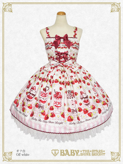 Berry Berry Strawberry Parfait～with Kumya-chan Ice cream～jumper skirt Ⅰ