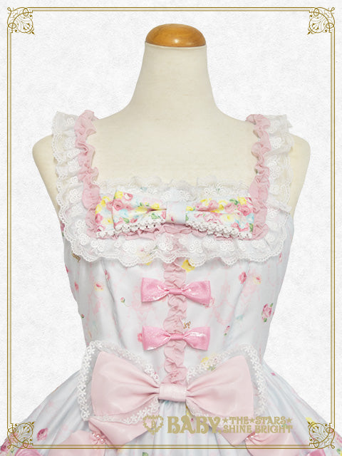 Princess’s Dreamy Garden Party with Fluttering petals decor jumper skirt