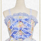  Princess’s Dreamy Garden Party with Fluttering petals ribbon bustier jumper skirt