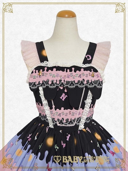 Soirée Au Chat Noir scallop jumper skirt