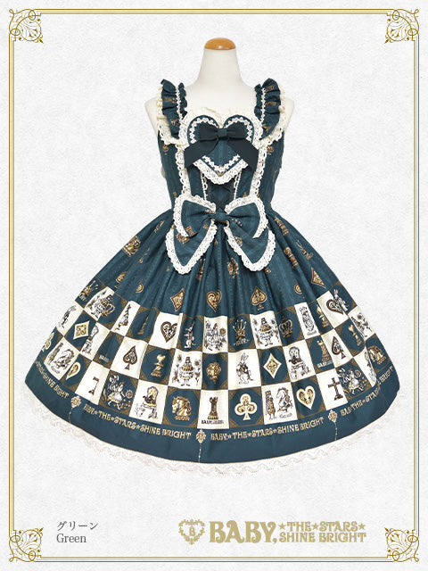 新品未使用タグ付きチェスアリス～あの日の私の宝物～柄ジャンパースカートⅡ