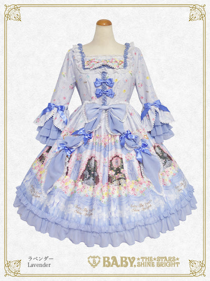 Princess’s Dreamy Garden Party with Fluttering petals one piece dress