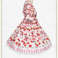 Berry Berry Strawberry Parfait～with Kumya-chan Ice cream～one piece dress