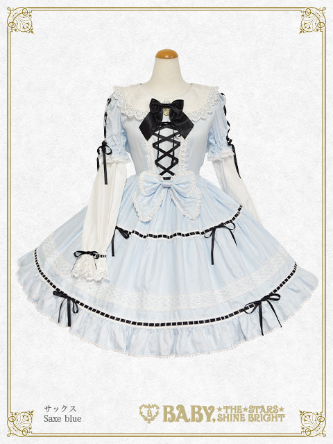 Dreaming Alice♡Bunny ears one piece dress
