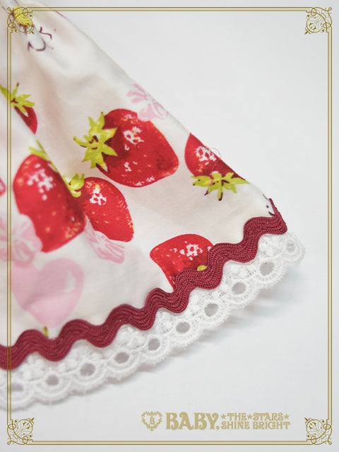 Berry Berry Strawberry Parfait～くみゃちゃんアイスを添えて～柄くみゃちゃんジャンパースカート