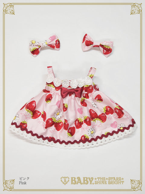 Berry Berry Strawberry Parfait～with Kumya-chan Ice cream～Kumya jumper skirt