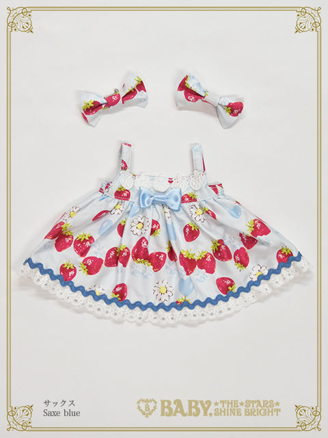 Berry Berry Strawberry Parfait～with Kumya-chan Ice cream～Kumya jumper skirt