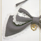 Royal Rosette ribbon tie