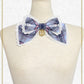 Tartan check ribbon tie