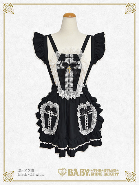 Gothic Noir Princess Apron