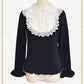 Round collar yoke pullover