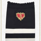 Princess Drop Embroidery Border Over-the-Knee Socks