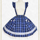 Tartan check flare skirt