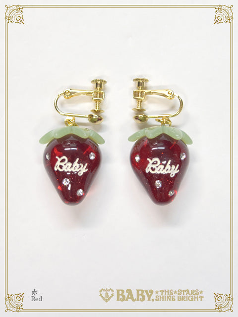 Strawberry earring