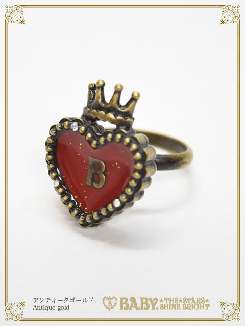 HEART TRUMP ring