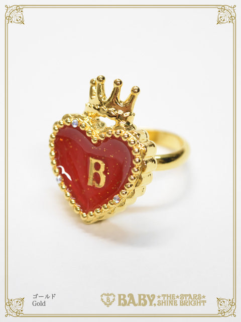 HEART TRUMP ring