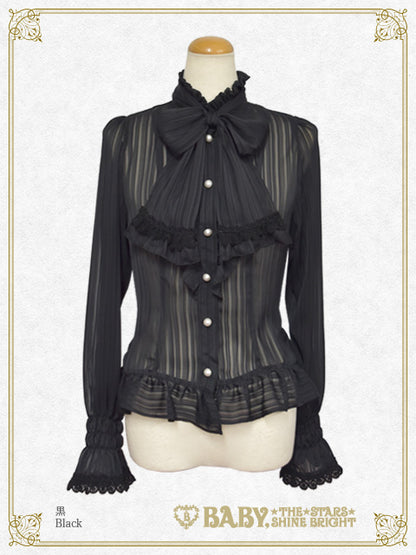 Stripe chiffon Blouse