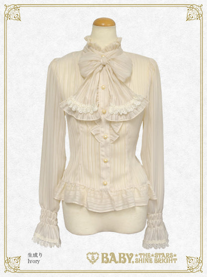 Stripe chiffon Blouse