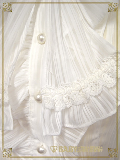 Stripe chiffon Blouse