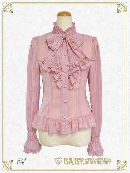 Stripe chiffon Blouse