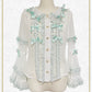 Milky sugar pearl blouse