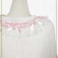 Milky sugar pearl blouse