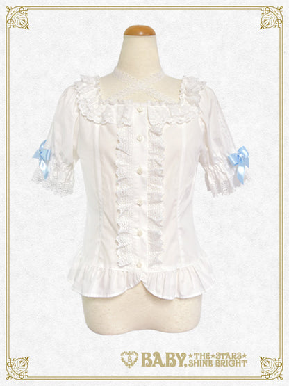 Best Wishes♡Dreamy square neck blouse